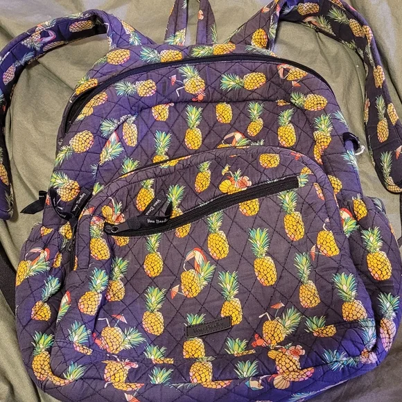 Vera Bradley pineapple backpack SMALL Vera Bradley travel bag backpack Small Banbury Backpack - Cotton | Vera Bradley main image 4